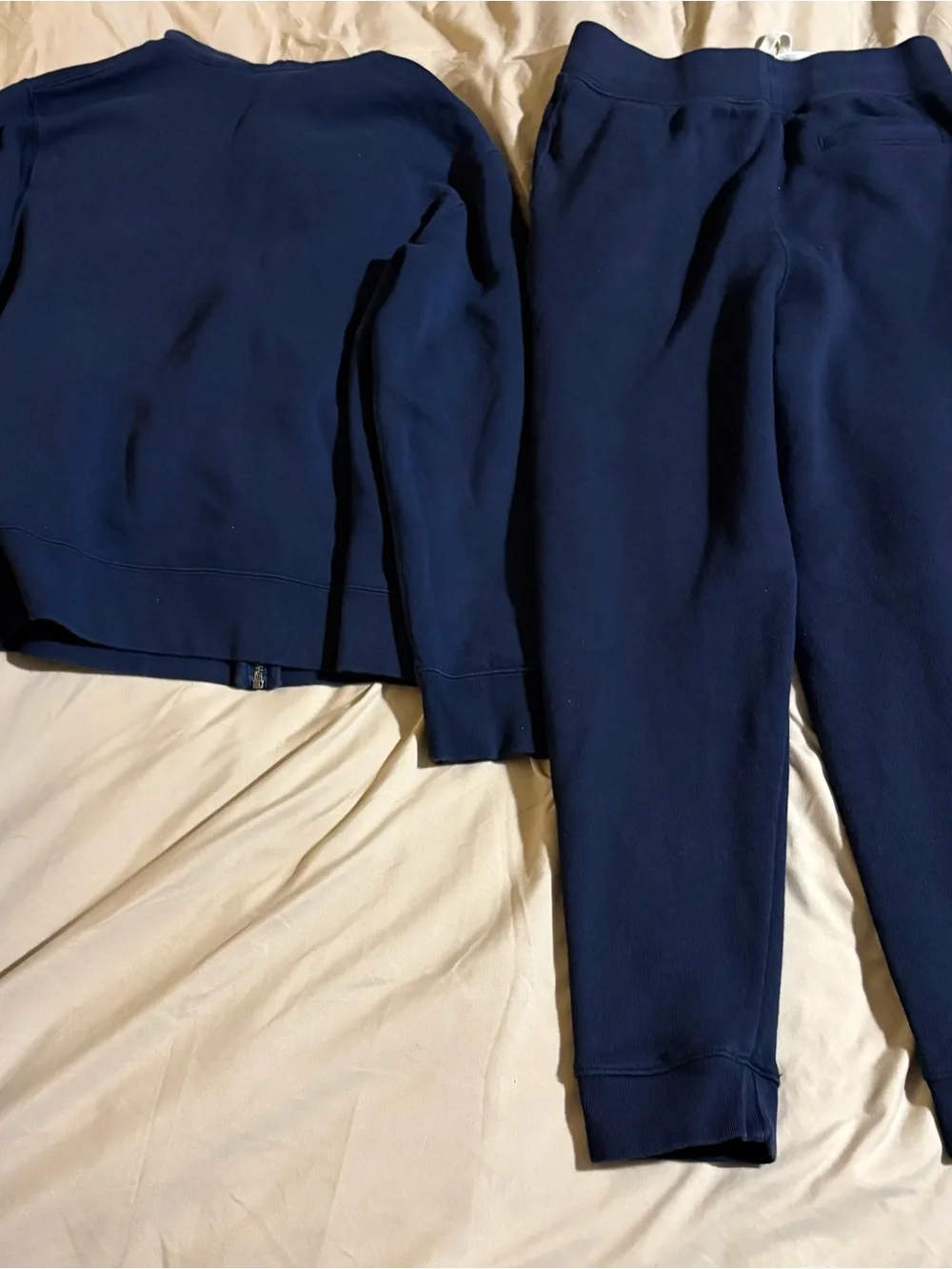 Polo Ralph Lauren Boys Navy Fleece Hoodie Jogger Sweat Set Size L 14-16